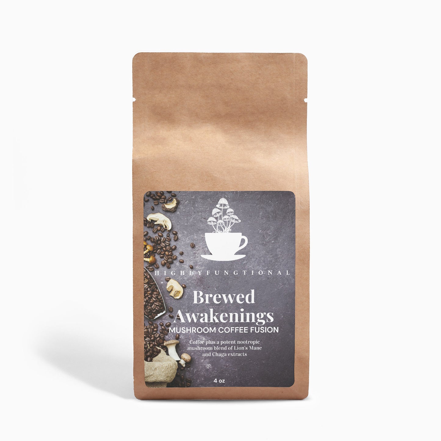 Brewed Awakenings-Mushroom Coffee Fusion 4oz