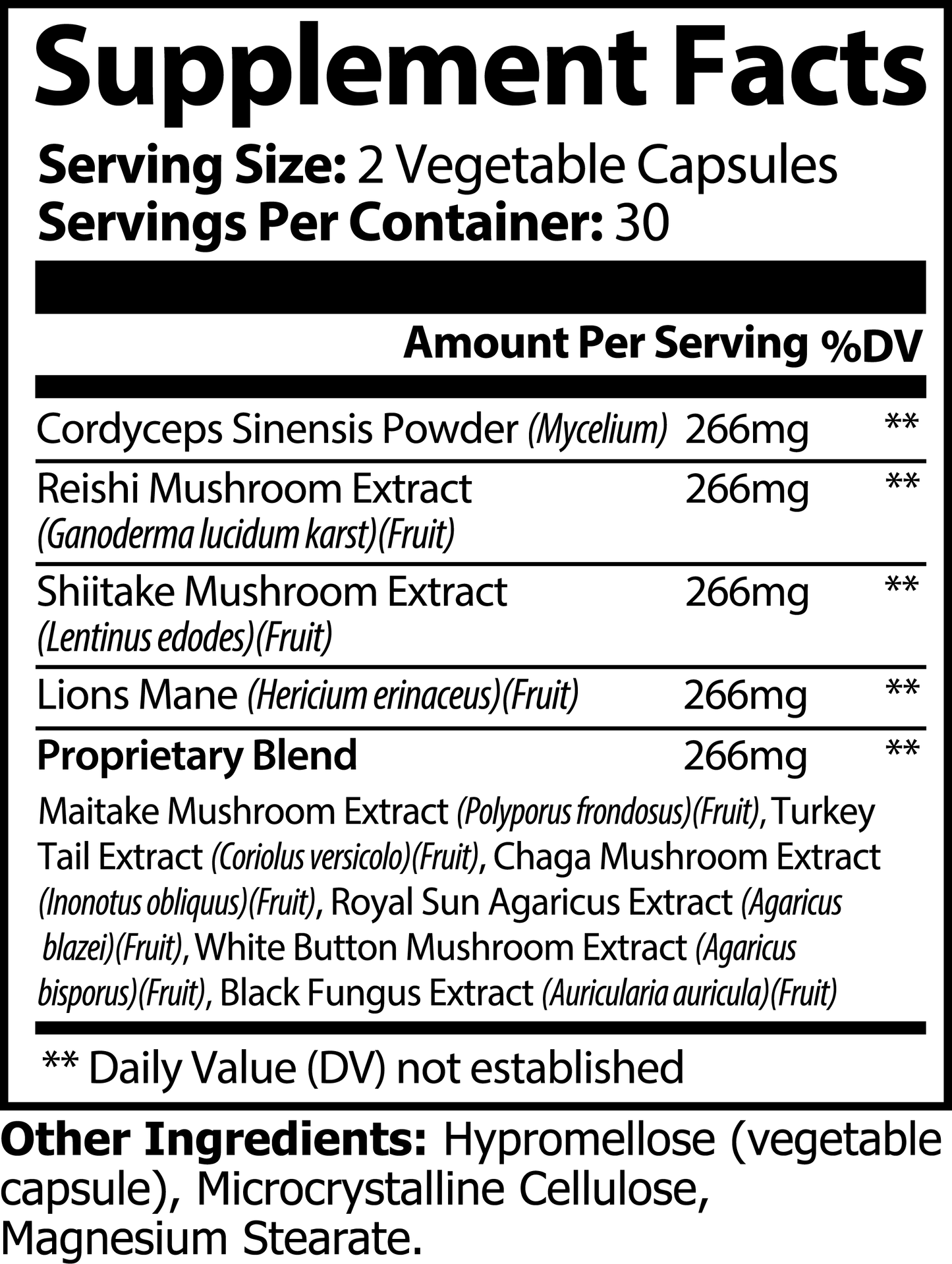 MegaShroom Complex 10 X