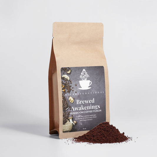 Brewed Awakenings-Mushroom Coffee Fusion  4oz