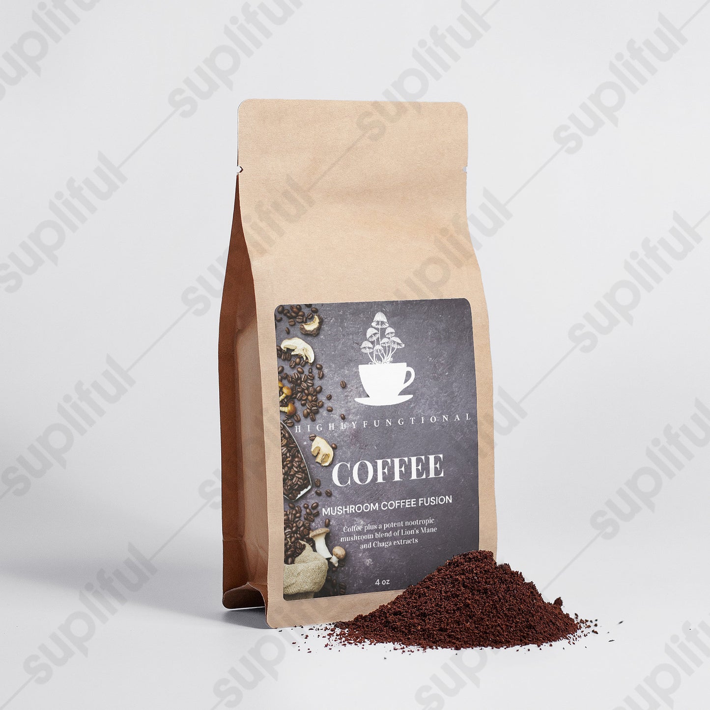 Brewed Awakenings-Mushroom Coffee Fusion  4oz