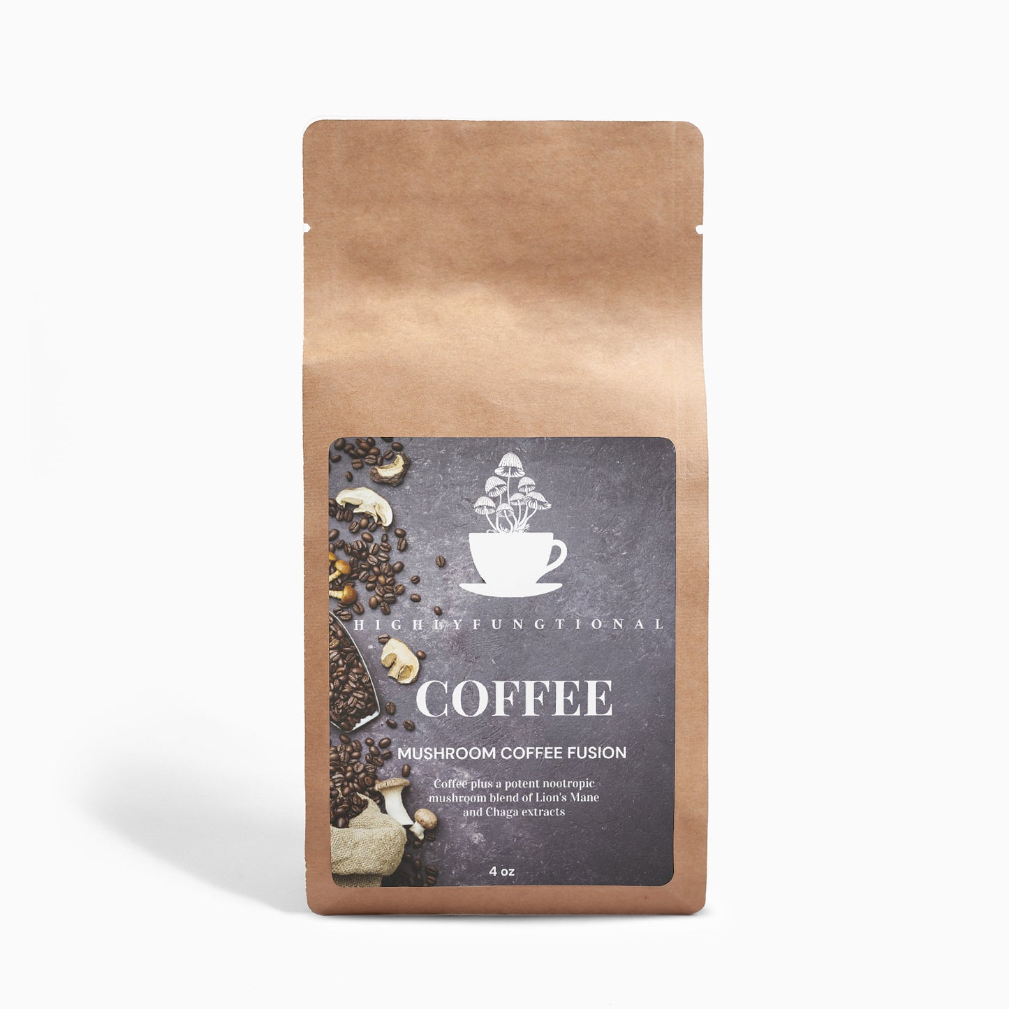 Brewed Awakenings-Mushroom Coffee Fusion  4oz