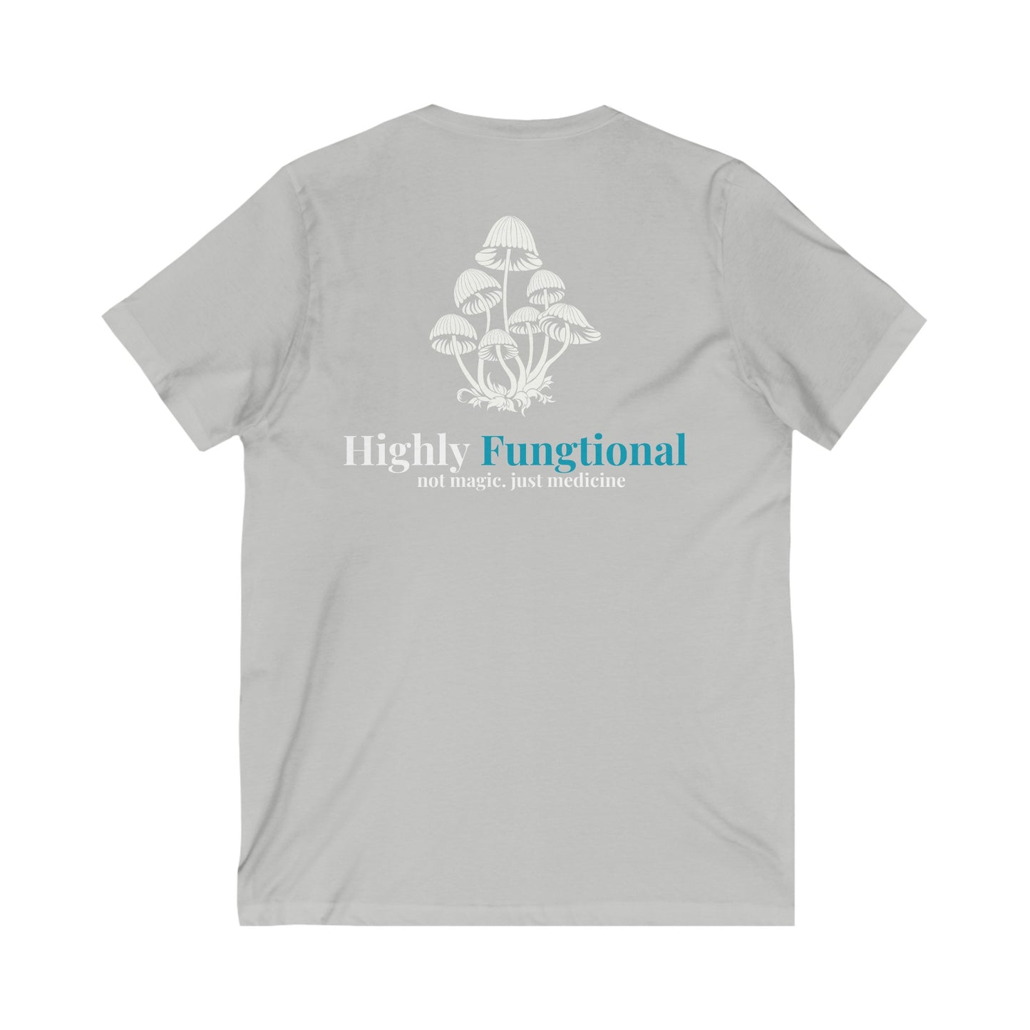 Highly Fungtioning Adult-Unisex Short Sleeve V-Neck Tee