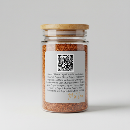 Cajun Spice Jar with Back Label