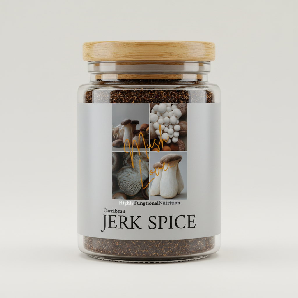 Caribbean Jerk Spice Jar with Dark Seasoning