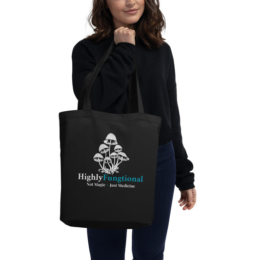 Organic Tote Bag-Blue